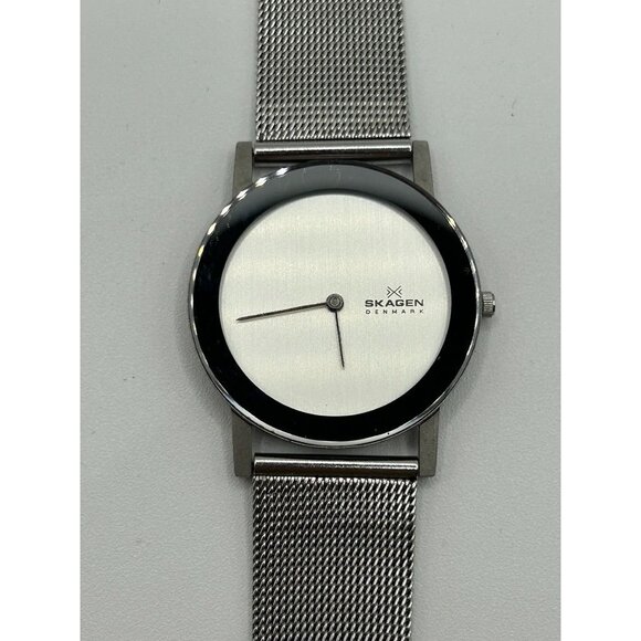 Skagen Denmark Steel® Mesh Band Unisex Watch in Silver main image 6